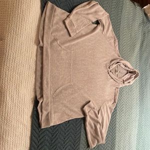 This is a lightweight gray Vintage hoodie.